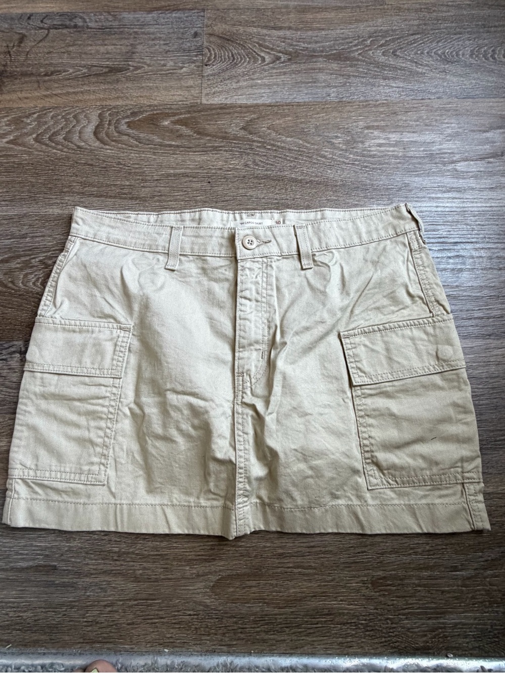 Levi's Tan Cargo Mini Skirt